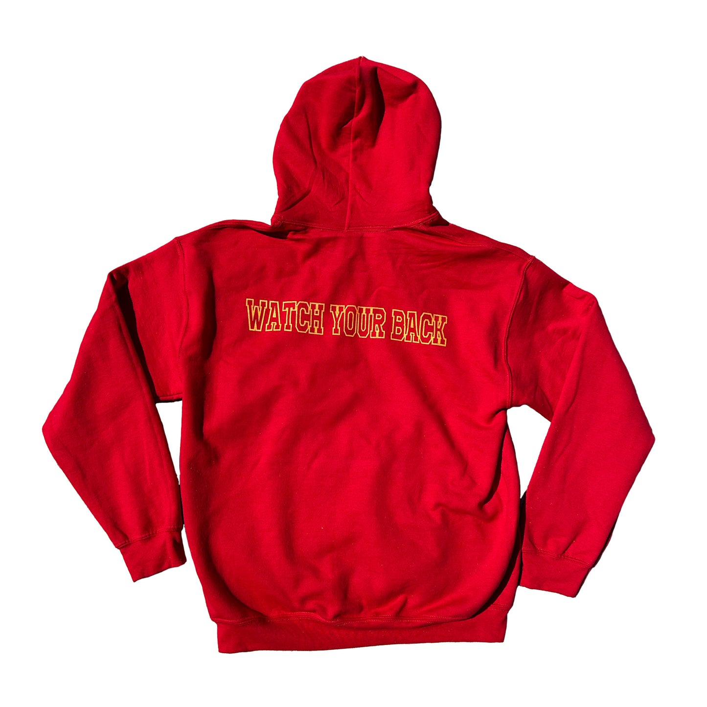 Watch Your Back Red Hoodie